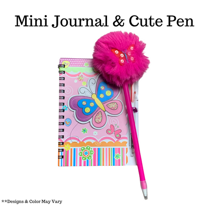mini journal and pen for teen girls trendy gifts houston texas gift shop