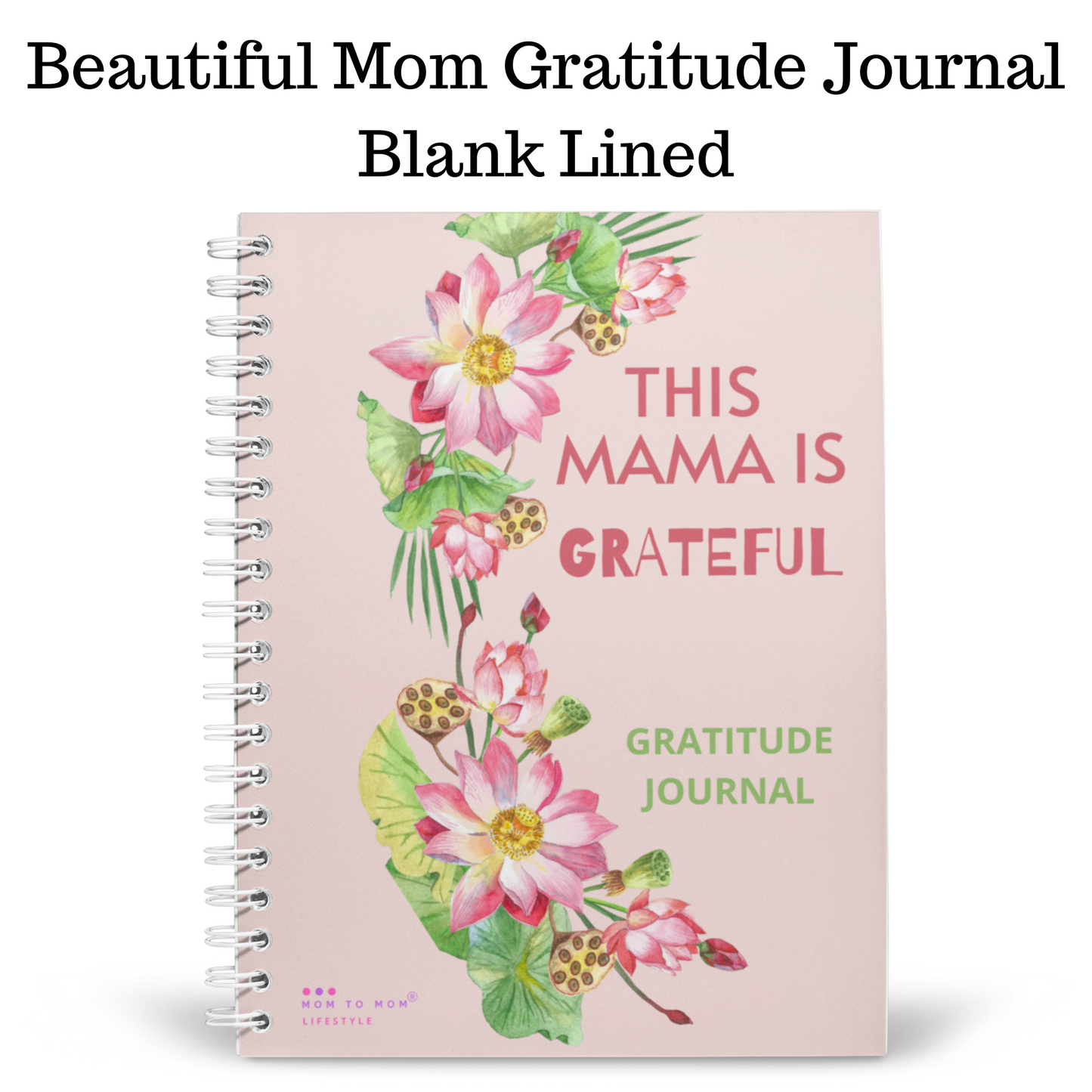 Mom gratitude blank lined journal Houston Texas Gift Shop For Her Hey You Gift Box
