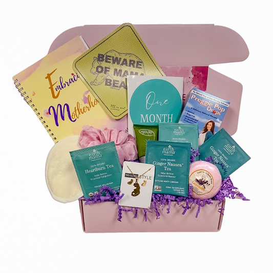 pregnancy mom gift box new pamper morning sickness gift basket houston texas Baytown local gift shop