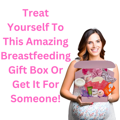 breastfeeding gift box basket for women nursing new baby to help milk flow and lactation Hey You Gift Box Houston Texas Gift Shop lactation gift for new moms