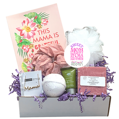 mom gift basket box spa gift for birthday postpartum new mom gift hey you gift box Houston Gift Shop