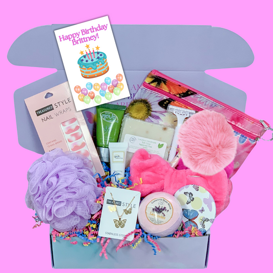 teen girl birthday gift box Hey You Gift Box Basket Present Houston Gift Shop