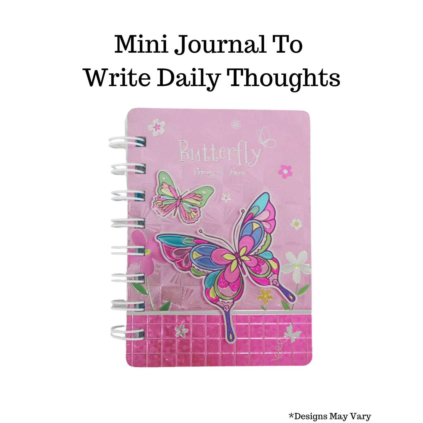 teen mini journal to write do list, notes